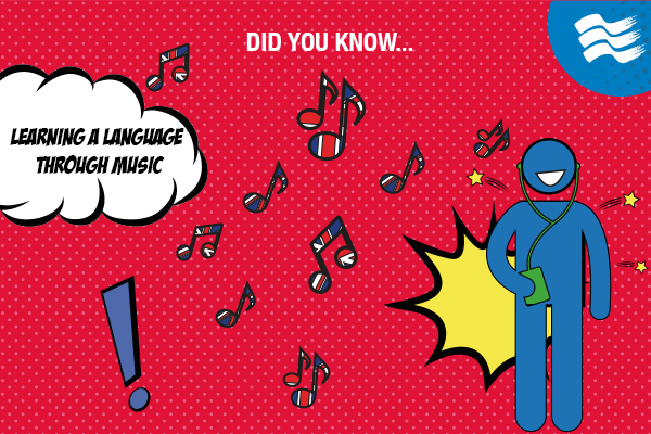 Imparare una lingua con la musica